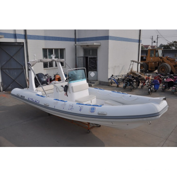 6.8m Large Size Rigid Inflatable Rescue Boat